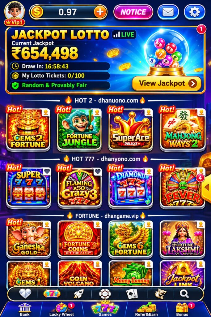 Yono Dhan Game App Download 150+ Games Play